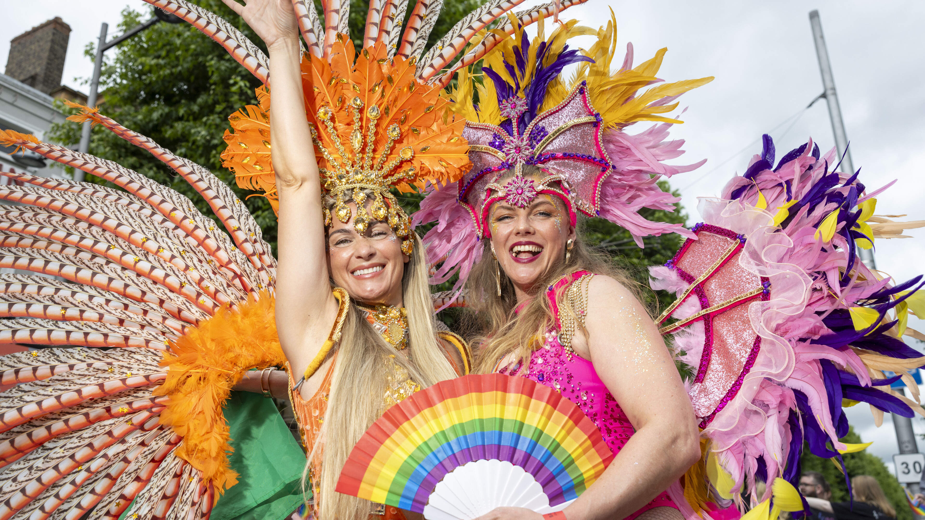 ‘Celebration is always necessary’: Tens of thousands take to the streets for annual Dublin Pride parade